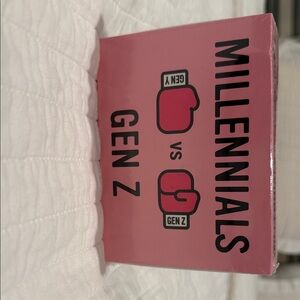 Millennials vs Gen Z Card Game - Pink